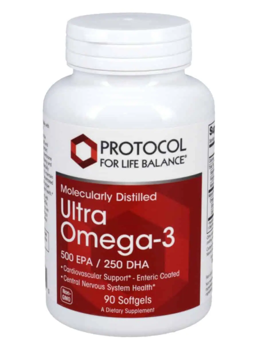 Protocol For Life Ultra Omega-3 500EPA/250DHA -- omega-3 fatty acids, cardiovascular support.