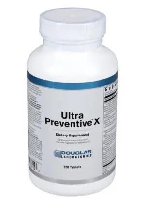 Douglas Laboratories Ultra Preventive X Tablets -- multivitamin, mineral supplement.