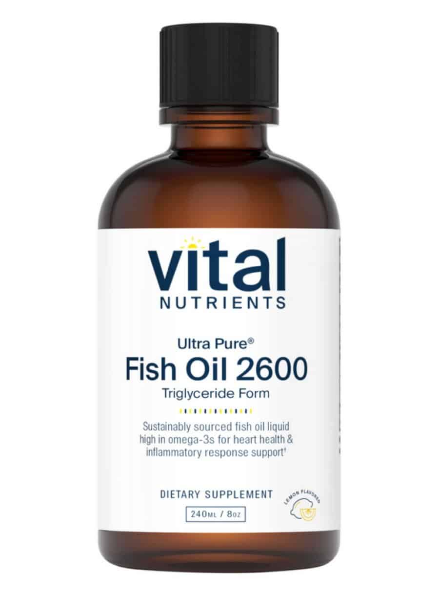Vital Nutrients Ultra Pure(R) Fish Oil 2600 -- fish oil supplement, omega-3 fatty acids.