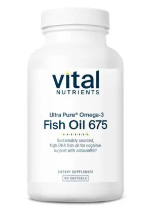 Vital Nutrients Ultra Pure(R) Fish Oil 675 High Omega-3 DHA -- fish oil, omega-3