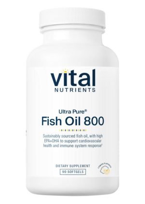Vital Nutrients Ultra Pure(R) Fish Oil 800 -- fish oil supplement, omega-3 fatty acids.