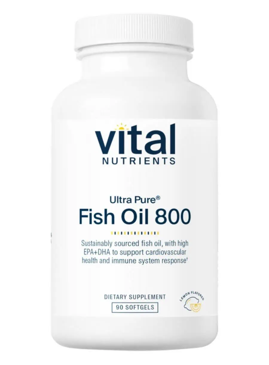 Vital Nutrients Ultra Pure(R) Fish Oil 800 -- fish oil supplement, omega-3 fatty acids.