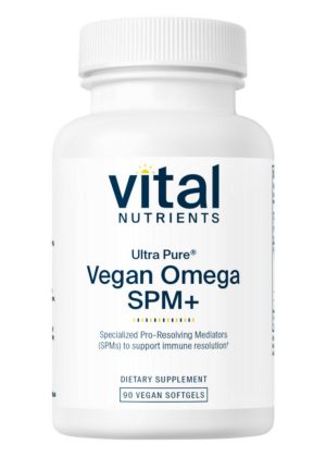 Vital Nutrients Ultra Pure(R) Vegan Omega SPM+ -- vegan omega supplement, immune support.