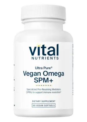 Vital Nutrients Ultra Pure(R) Vegan Omega SPM+ -- vegan omega supplement, immune support.