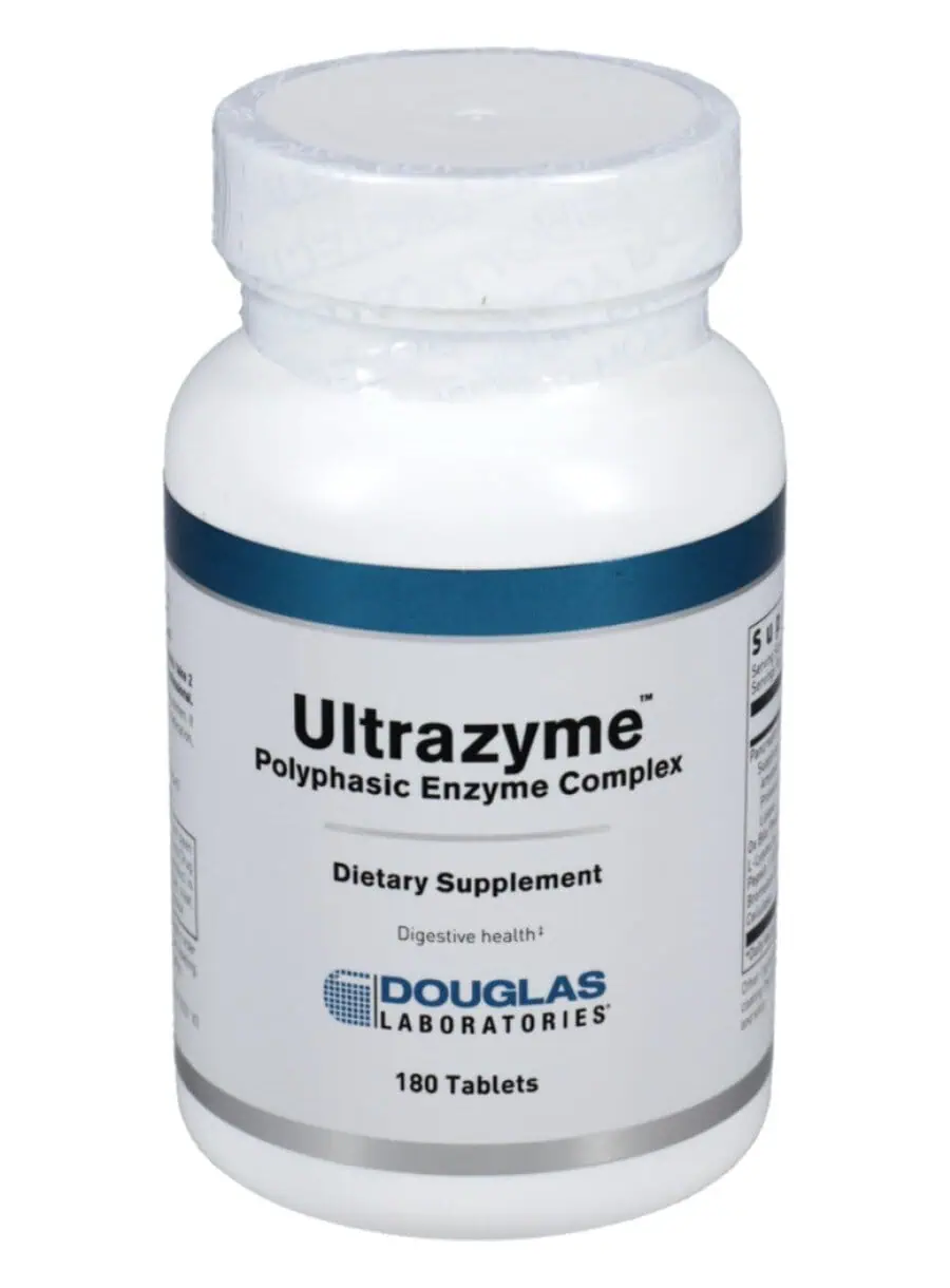 Douglas Laboratories Ultrazyme -- digestive enzymes, bile support.