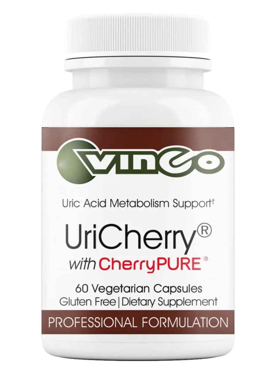 Vinco UriCherry -- uric acid support, tart cherry supplement.
