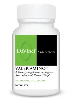 DaVinci Labs Valer Amino -- muscle relaxation, sleep support.