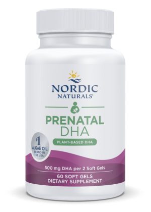 Nordic Naturals Pro Vegan Prenatal DHA -- omega-3 supplement, plant-based DHA.