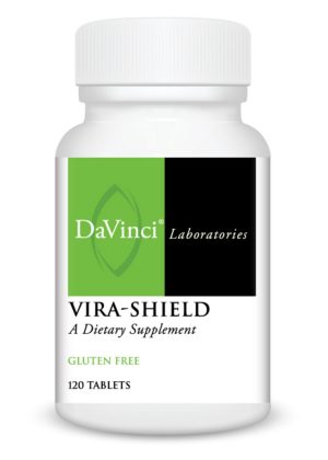 DaVinci Labs Vira Shield -- immune support, digestive health.