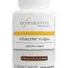 Integrative Therapeutics, Inc. Vitaline CoQ10 200mg Chewable Chocolate -- coenzyme Q10, chewable supplement.