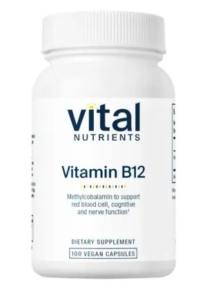 Vital Nutrients Vitamin B12 (as methylcobalamin) 1000mcg -- vitamin b12, methylcobalamin