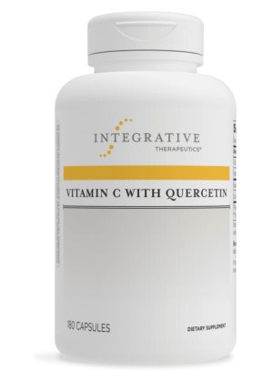 Integrative Therapeutics, Inc. Vitamin C w/Quercetin -- immune support, antioxidant support.