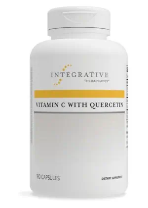 Integrative Therapeutics, Inc. Vitamin C w/Quercetin -- immune support, antioxidant support.