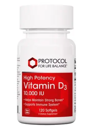 Protocol For Life Vitamin D3 10,000IU -- vitamin d, bone health