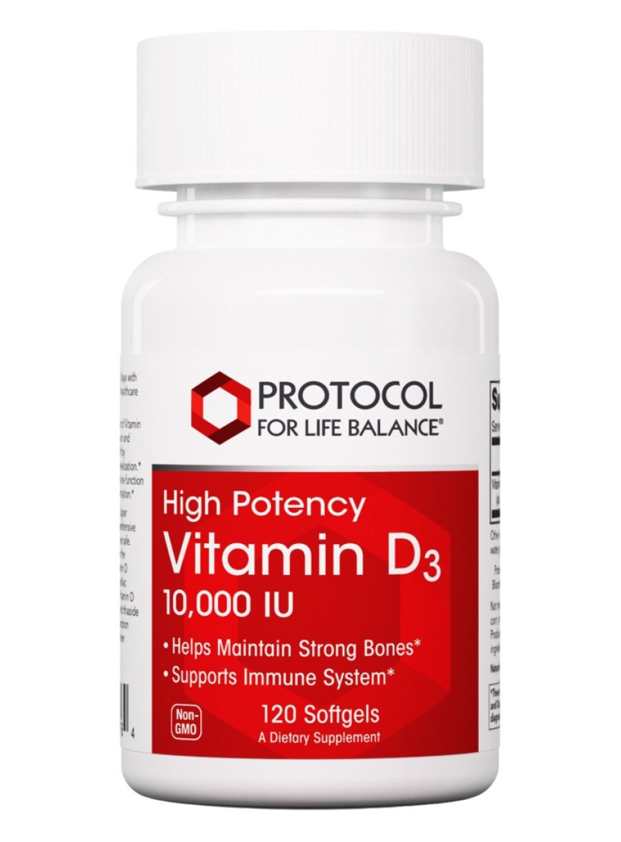 Protocol For Life Vitamin D3 10,000IU -- vitamin d, bone health