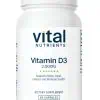 Vital Nutrients Vitamin D3 2000IU VEG -- vitamin D, calcium absorption.