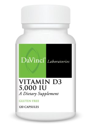 DaVinci Labs Vitamin D3 5000 i.u. -- vitamin D, bone health