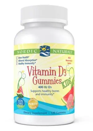 Nordic Naturals Pro Vitamin D3 Gummies Kids -- vitamin D3, kids gummies.