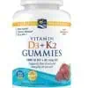 Nordic Naturals Pro Vitamin D3+K2 Gummies -- vitamin D3, vitamin K2