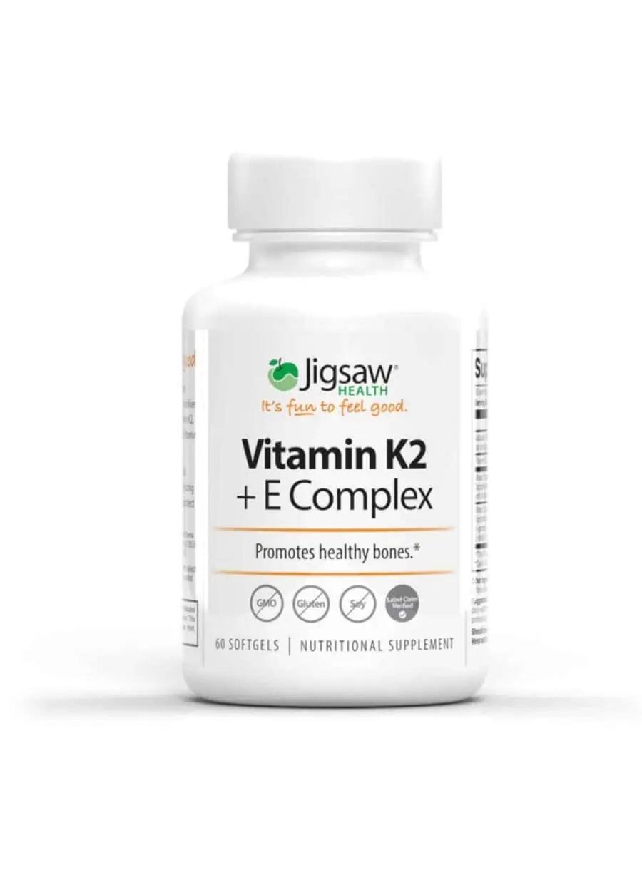 Jigsaw Health Vitamin K2 + E Complex -- vitamin K2, vitamin E