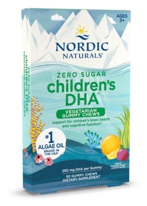 Nordic Naturals Pro Zero Sugar Children's DHA(TM) Vegetarian Gummy -- omega-3 DHA, vegan gummies.