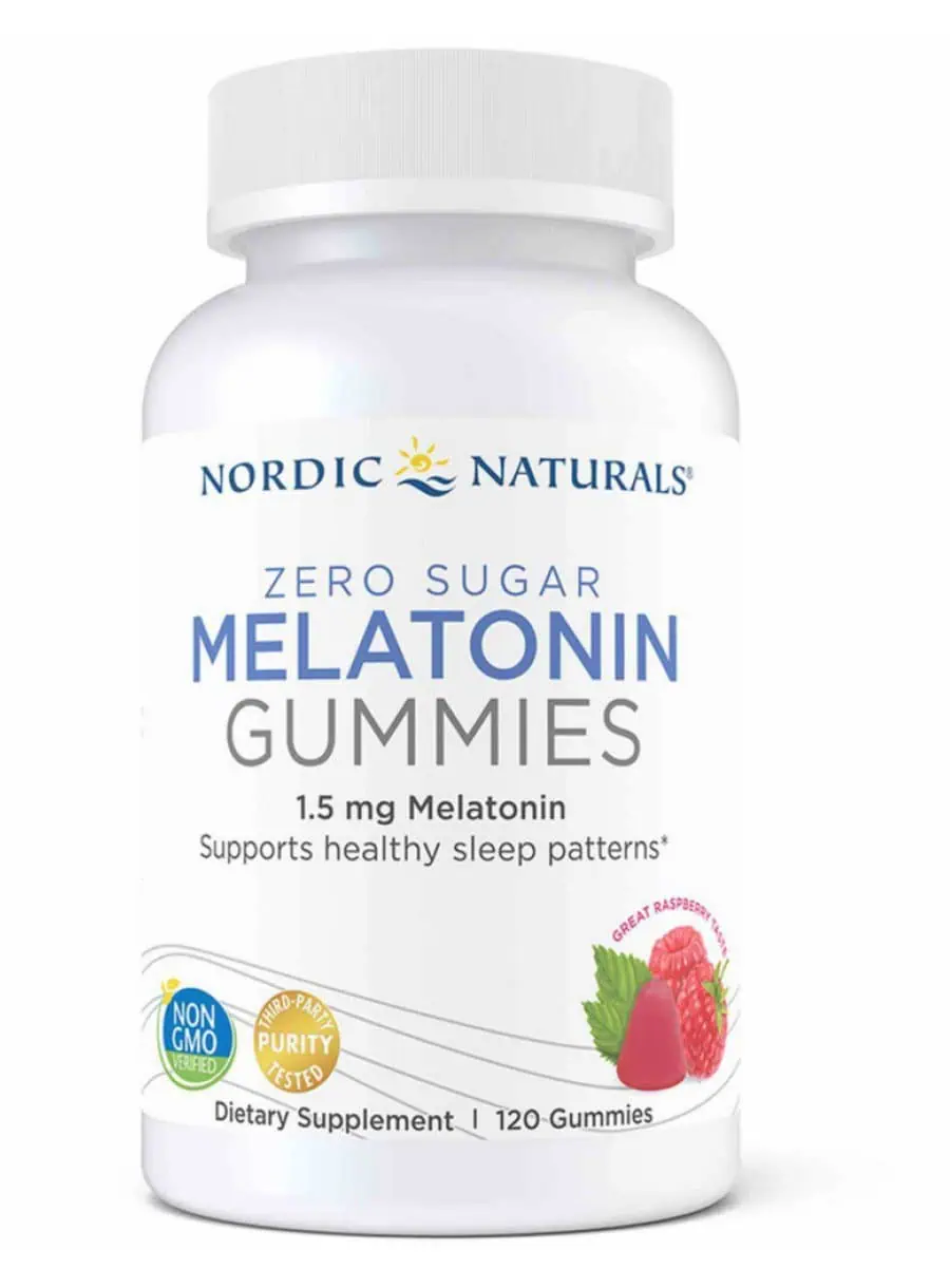 Nordic Naturals Pro Zero Sugar Melatonin Gummies -- melatonin gummies, sleep support.