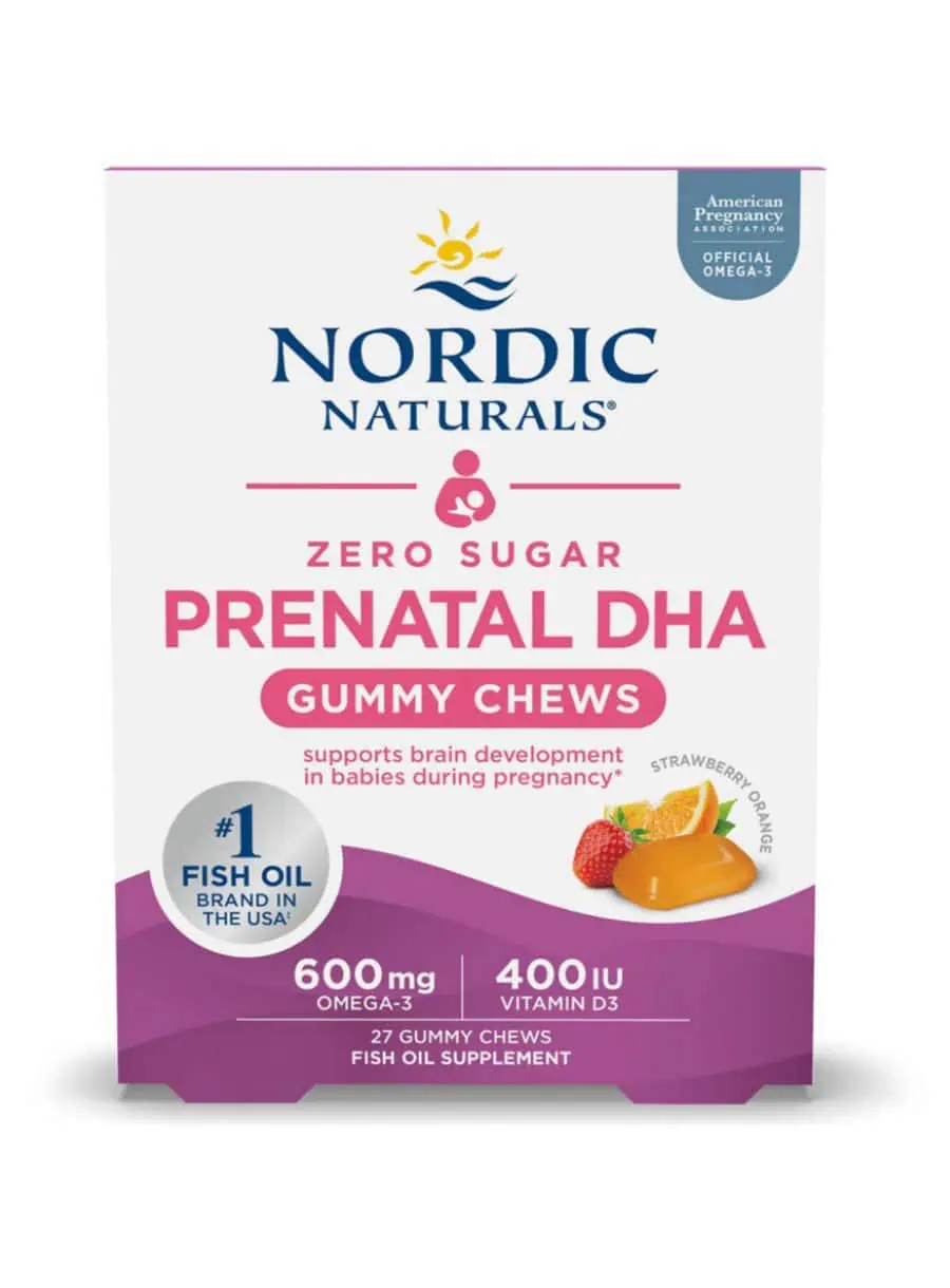 Nordic Naturals Pro Zero Sugar Prenatal DHA Gummy Chews -- prenatal DHA, omega-3