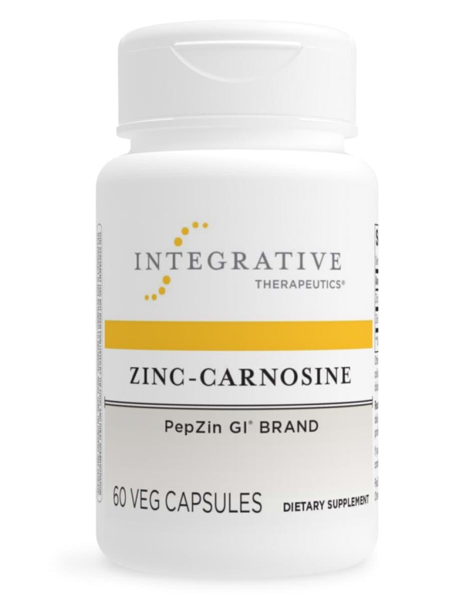 Integrative Therapeutics, Inc. Zinc-Carnosine -- zinc supplement, digestive health.
