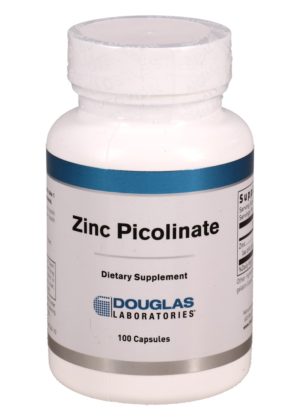 Douglas Laboratories Zinc Picolinate -- zinc supplement, immune support.