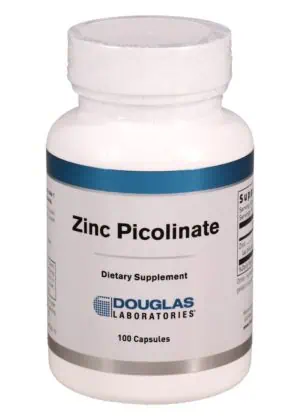 Douglas Laboratories Zinc Picolinate -- zinc supplement, immune support.