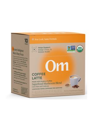 Mushroom Powered Coffee Latte