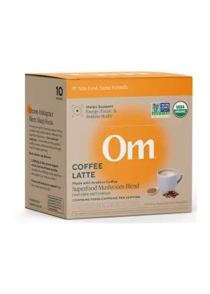 Mushroom Powered Coffee Latte